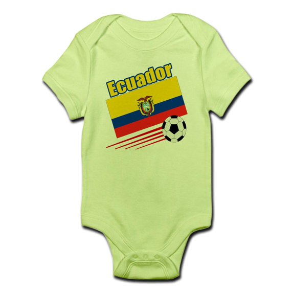 CafePress - Ecuador Soccer Team Infant Bodysuit - Baby Light Bodysuit