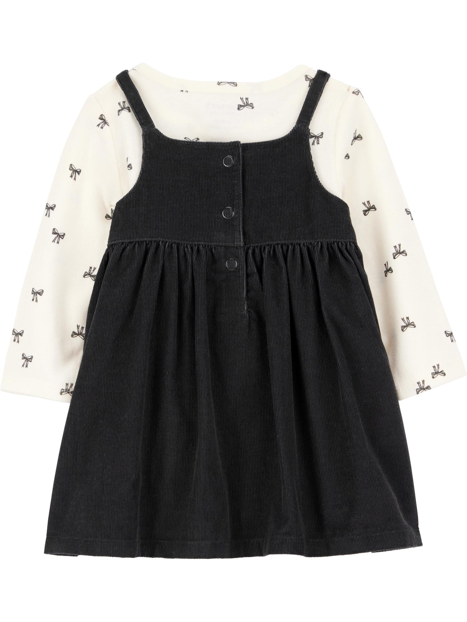 Carter's Child of Mine Baby and Toddler Girl Dress Set, 3-Piece, Sizes 0/3-24 Months