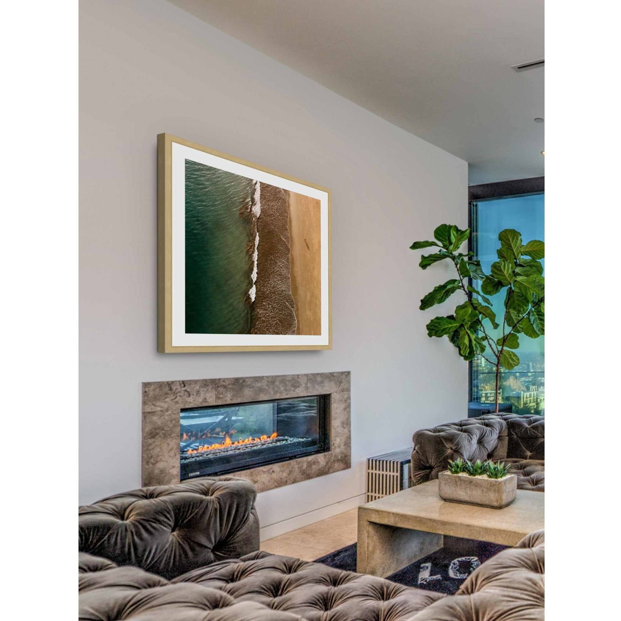 Marmont Hill "Sea Shore" by Karolis Janulis Framed Painting Print