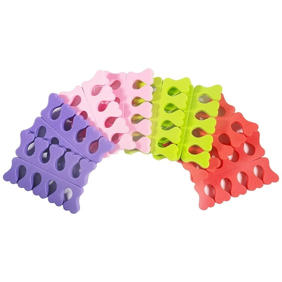 100pcs/Pack Toes Separators Professional Nail Art Fingers Foots Sponge Soft Gel UV Beauty Tools Polish Manicure Disposable Pedicure Divider