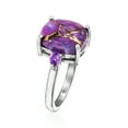 thumbnail image 5 of Ross-Simons Purple Turquoise and .20 ct. t.w. Amethyst Ring in Sterling Silver, Women's, Adult, 5 of 5