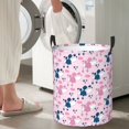 thumbnail image 4 of Lsque Cartoon Poodle Dog pattern Laundry Hamper Basket, Tall Woven Rope Hamper Basket for Clothes, Lightweight Storage Basket, Collapsible Waterproof-Medium, 4 of 8