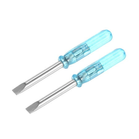 

Mini Slotted Screwdriver 3.0mm Flat Head 45mm Length for Small Appliances Repair 2 Pack