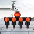 thumbnail image 4 of High Efficiency Water Faucet Splitter 1 To 4 Way Divider ABS Construction For Kitchen Bathroom Durable Control Adapter Faucet Accessory For DIY Plumbing, 4 of 6