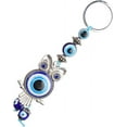 thumbnail image 1 of AVEKI Evil Eye Owl Keychain Blessing Gift Beautiful Appearance Exquisite Craftsmanship Turkish Crystal Amulet for Home Gifts 0517M, 1 of 7