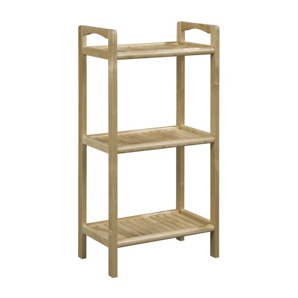 Abingdon Solid Birch Wood 3 Shelf Tower