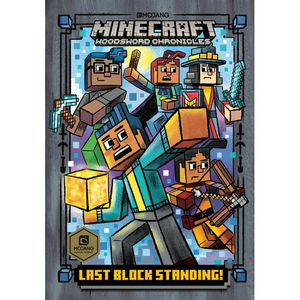 Stepping Stone Book (TM) Last Block Standing! (Minecraft Woodsword