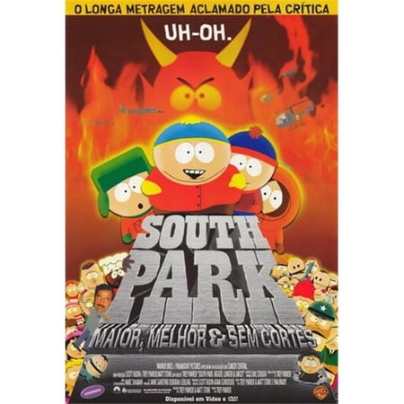 South Park Bigger Longer & Uncut - Brazilian - Style B Movie Poster - 11 x 17 in.