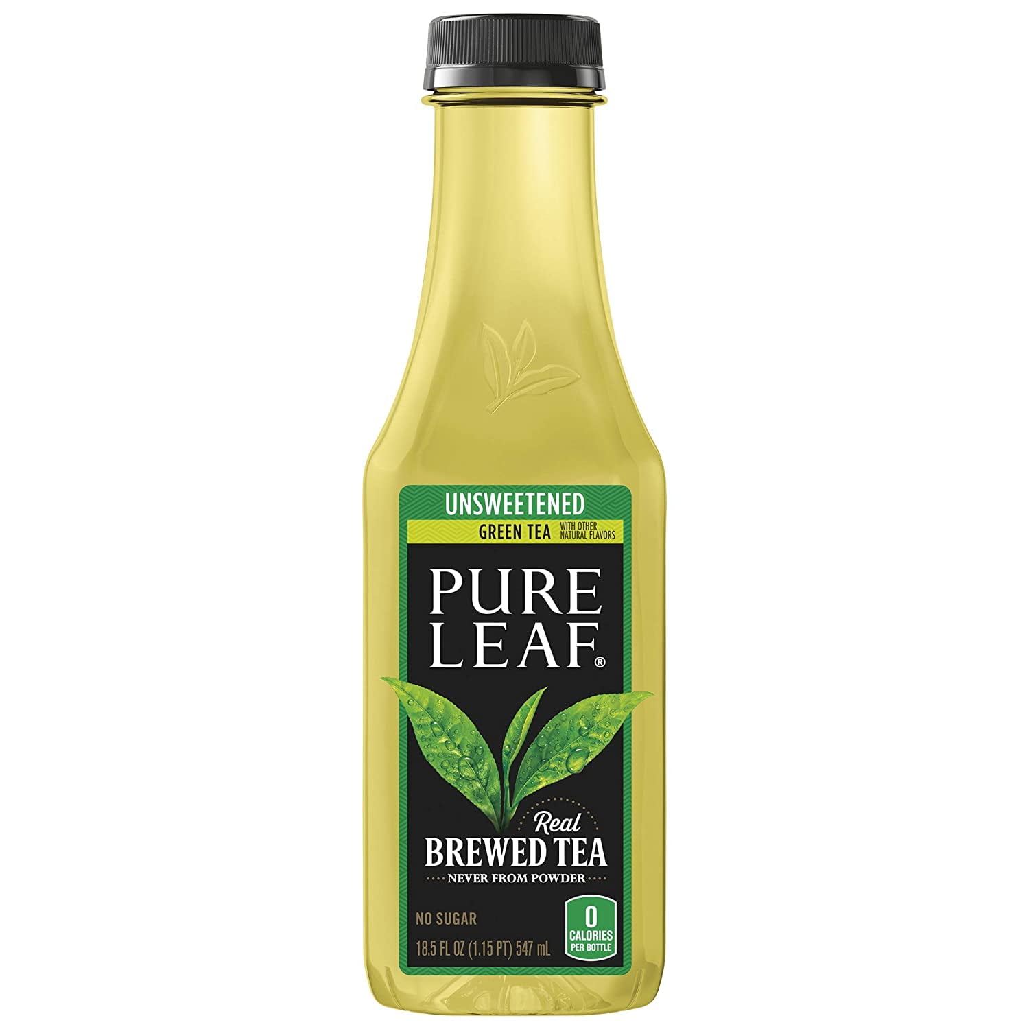 Pure Leaf, Iced Tea, 0 Calories Unsweetened Green Tea, Real Brewed Tea