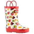 thumbnail image 2 of Oaki Kids Rubber Rain Boots with Easy-On Handles for Boys Girls Toddlers, 2 of 3