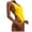 Yellow, variant on VerPetridure One Piece Swimsuit Women Tummy Control Lady Women Splicing Push Up One Piece Bra Bikini Beach Set Swimsuit Swimwear