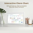 thumbnail image 3 of EKASN 15.6" Digital Calendar Chore Chart – 1080P Full HD Interactive Touchscreen, Smart Family Planner for Seamless Scheduling-White, 3 of 10
