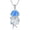 OceanicCreature 3, variant on 925 Sterling Silver Opal Necklace for Women Oceanic Creature Design Collection Dolphin/Sea turtles/Jellyfish/Octopus/Seahorses/Mermaids