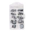thumbnail image 1 of 120Pcs/Box Multicolored Short Press-on Toenails Solid Color Gel Fake Toenails Full Cover Wearable False Toenail Manicure Accessor, 1 of 10