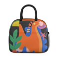thumbnail image 2 of Obrewu Boho Abstract Art Lunch Bag for Adult, Insulated, Leakproof, Oxford Cloth, 2 of 7