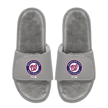 Unisex ISlide Washington Nationals Logo Fur Slide Sandals