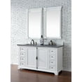 thumbnail image 4 of James Martin Vanities 238-105-V60D-2DSC Cottage White Providence 60" Free Standing Double, 4 of 5