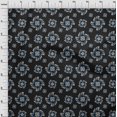thumbnail image 4 of oneOone Polyester Lycra Black Fabric Florals Craft Projects Decor Fabric Printed By The Yard 56 Inch Wide, 4 of 6