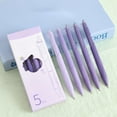 thumbnail image 2 of Dadiaei Retractable Gel Pens, 5 Pack, Fast Dry, Gel Pens Fine Point 0.7mm, Retractable Pens, Cute Pens, Gel Ink Pens, Morandis Series Black Pen, Fine Tip Pens, 2 of 6