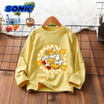 thumbnail image 2 of Camisetas estampadas de manga larga con capa base de Sonics, camisetas de cuello redondo y mangas largas para niños, camisetas con figuras de anime, ropa de moda para niños, 2 of 5