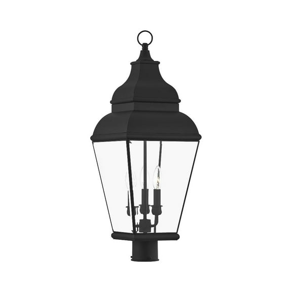 Livex Lighting Exeter 3 Light Post-Top Lanterm