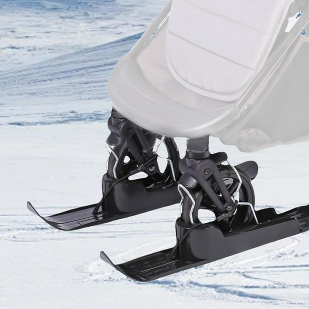 2 tablas de trineo para nieve, trineo para nieve de invierno, patinete, accesorios para esquí de nieve, tabla de esquí para bicicleta de equilibrio,