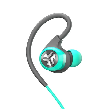 JLab Audio Epic2 Bluetooth 4.0 Wireless Sport Earbuds - Teal - GUARANTEED fitness, waterproof IPX5 rated, skip-free sound, pristine high-performance 8mm sound drivers, 12 hr play time w/