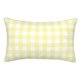 thumbnail image 1 of Fotbe Lemon Yellow Checkboard Funda de Almohada Decorativa Estilo Occidental, Lujo en Algodón, Fundas para Almohadas King, Cojín Estampado para Decoración del Hogar-16"x24", 1 of 6