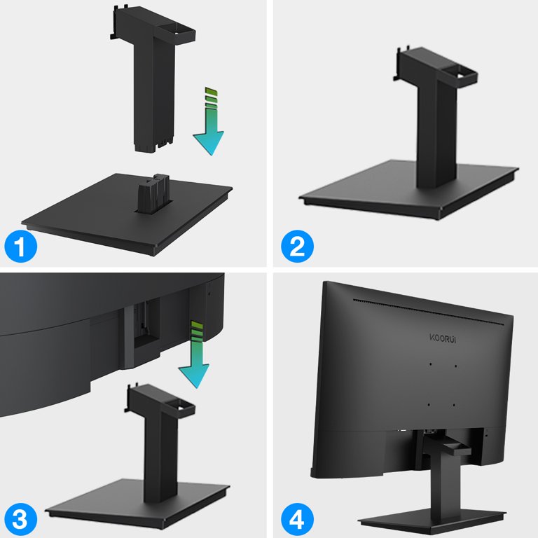 KOORUI 27 inch IPS High-Performance 75Hz 5ms 99% sRGB Office