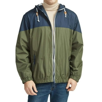 YLSDY Fashion Men's Lightweight Hooded Windbreaker Jacket