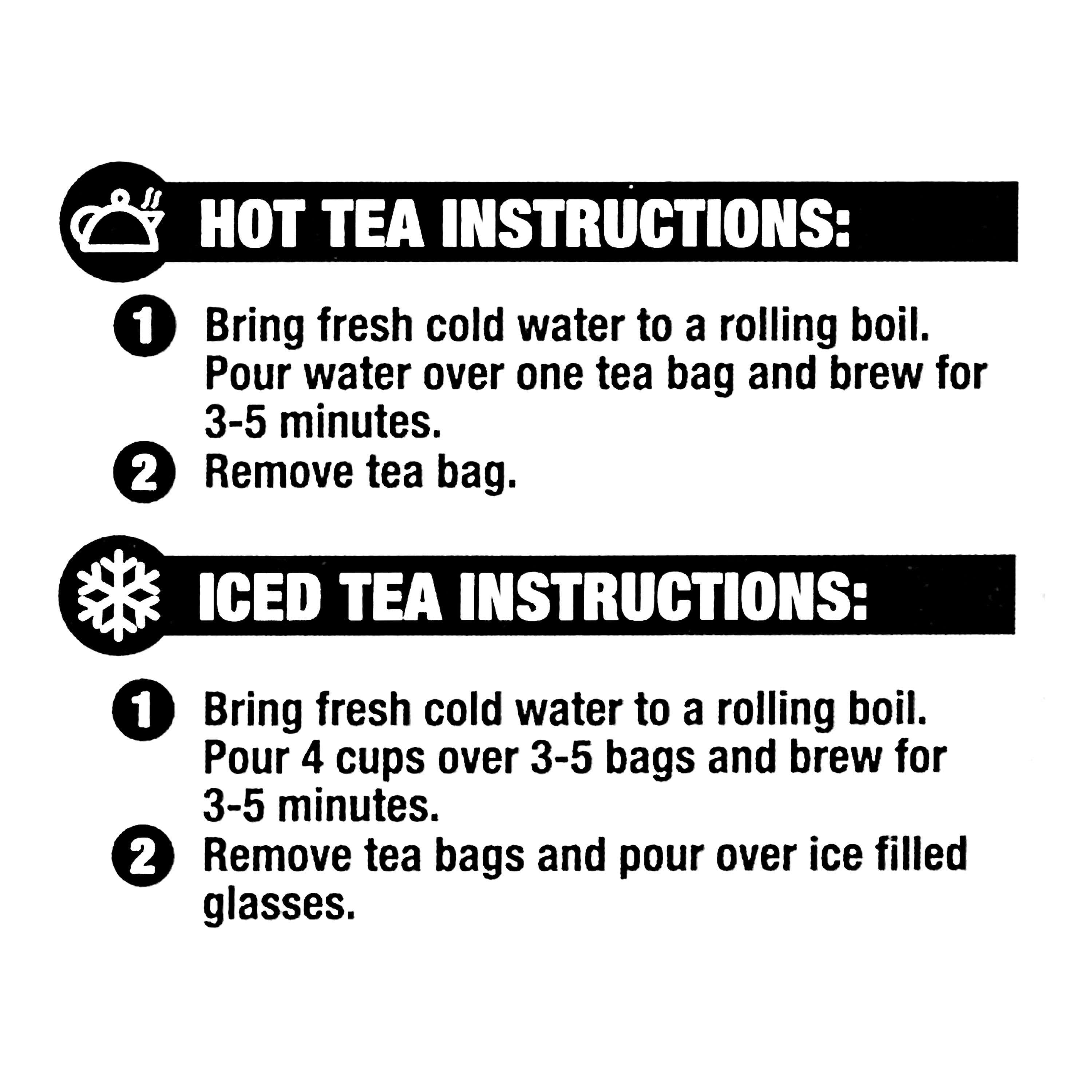 Great Value Lemon & Ginger Tea Bags, 40 Count