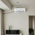 thumbnail image 5 of Floral Air Conditioner Cover and Windproof Curtain for Living Room Bedroom Decorative and Functional Polyester Fabric Design, 5 of 5