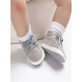 thumbnail image 5 of Baby Infant Shoes First Walkers for Newborn Kids Soft Sole Non-Slip Crib Sneakers, 5 of 6