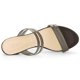 thumbnail image 4 of Sandalias Mules De Tiras Tacón Alto De Bloquepara Mujer Gris oscuro 37, 4 of 6