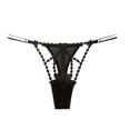 thumbnail image 6 of ZVNAΖH Women's Sexy G String Thongs, Valentine's Day Gifts, Couple Supplies, One Size, Floral Lace Panties Hollow Out See Though Panties, 6 of 6