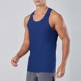 thumbnail image 2 of Mlzmgr Athletic Tank Tops for Men Sleeveless Stretchy Compression Tanks Fitted Workout Gym Men's Tops, 2 of 8