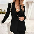 thumbnail image 2 of Womens Blazers for Work Professional Loose Blazers for Women Work Office Jackets Trendy Business Casual Outfits Plus Size Loose Outerwear Open Front Suit Chaquetas de Mujer Casual, 2 of 6