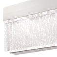 thumbnail image 4 of Westinghouse 6576700 Cava Ii 1 Light 18" Wide Led Vanity Light - Nickel, 4 of 4