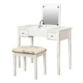 thumbnail image 1 of Riverbay Furniture Ensemble avec Banc Blanc en Blanc, 1 of 10