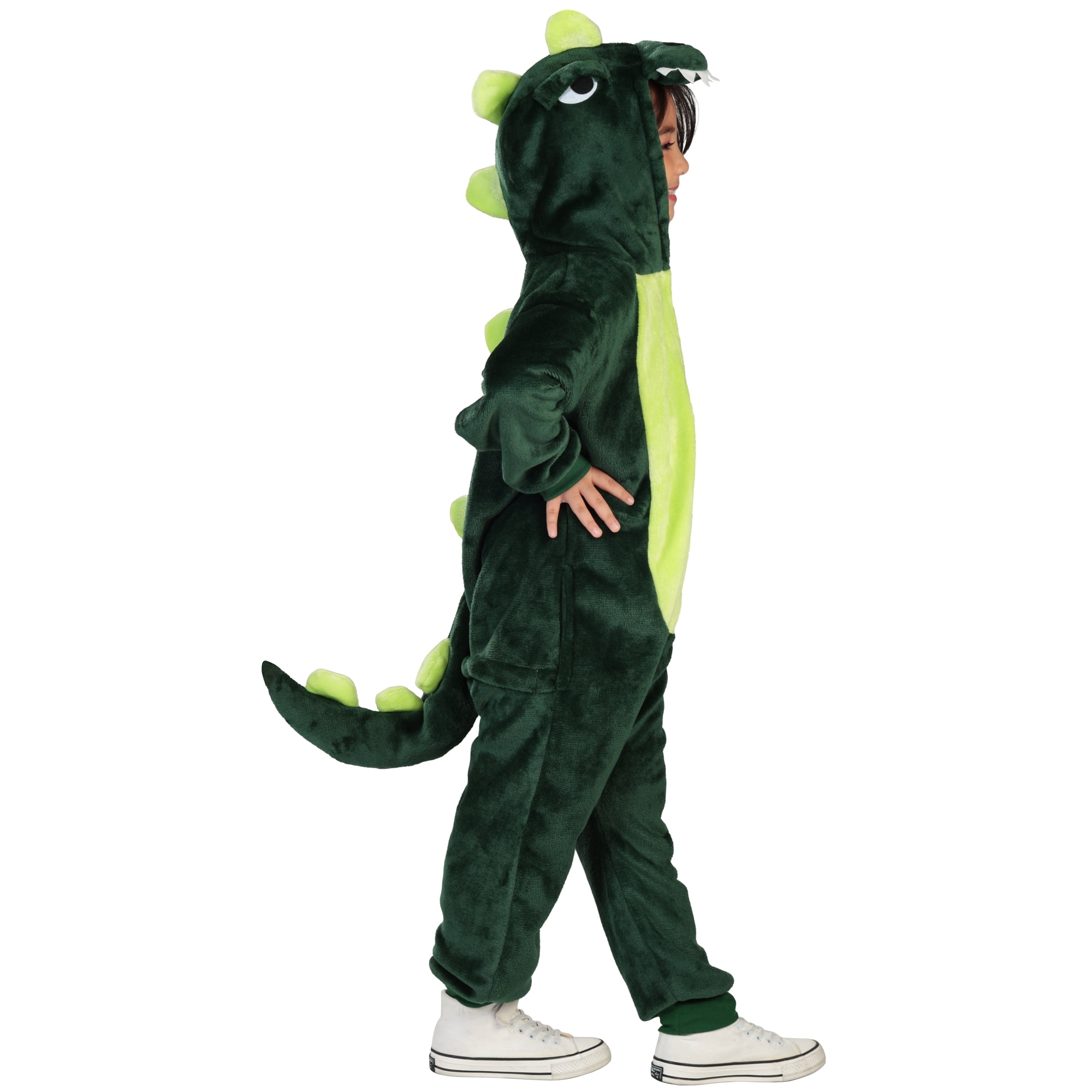 Dinosaur Jumpsuit Halloween Costume for Children, Boy's Size M (8), by Way to Celebrate