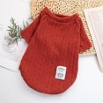 thumbnail image 4 of Ropa de invierno para perros Suéter de cuello alto para perros Suéter de punto clásico para mascotas Suéter cálido y lindo para cachorros Ropa deportiva para interiores y exteriores, 4 of 5