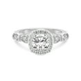 thumbnail image 3 of IGI Certified 2 Carat Cushion Shape Lab Grown Diamond Engagement Ring | 14K White Gold |Micaela Halo Diamond Ring | FG-VS1-VS2 Quality Friendly Diamonds, 3 of 5
