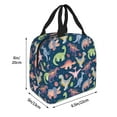 thumbnail image 2 of Pofeuu Dinosaur Print Lunch Bag Lunch Box Large Capacity Insulated Lunch Bag for Adult, Leakproof Reusable Lunch Tote Bags for Work, 2 of 5