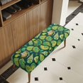 thumbnail image 3 of Whosucclay Green Seashell Conch Starfish Print Dining Room Bench Covers Non-Slip Bench Chair Slipcovers Dust Proof Bench Seat Cushion Slipcovers Removable Bench Protectors for Wedding, Hotel, Party, 3 of 7