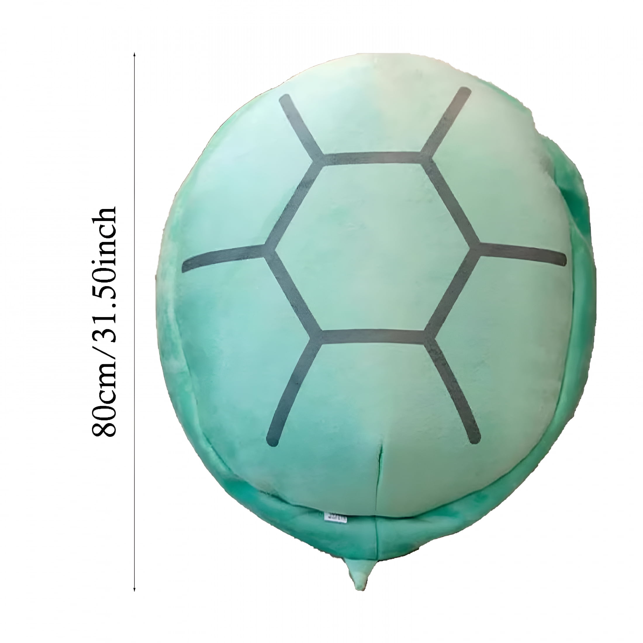 LAMIRO 31.5inches Turtle Shell Body Pillow,Adult/Kids Multifunctional Giant Wearable Turtle Shell Pillow Weighted Green
