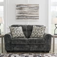 thumbnail image 2 of Signature Design by Ashley Lonoke Gunmetal Loveseat, 2 of 9