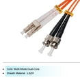 thumbnail image 3 of Unique Bargains 10 Meters 32.8Ft Fiber Patch Cable Multimode LC-ST OM1 LSZH Fiber Optic Jumper Orange For Network Transceiver 1Pc, 3 of 6
