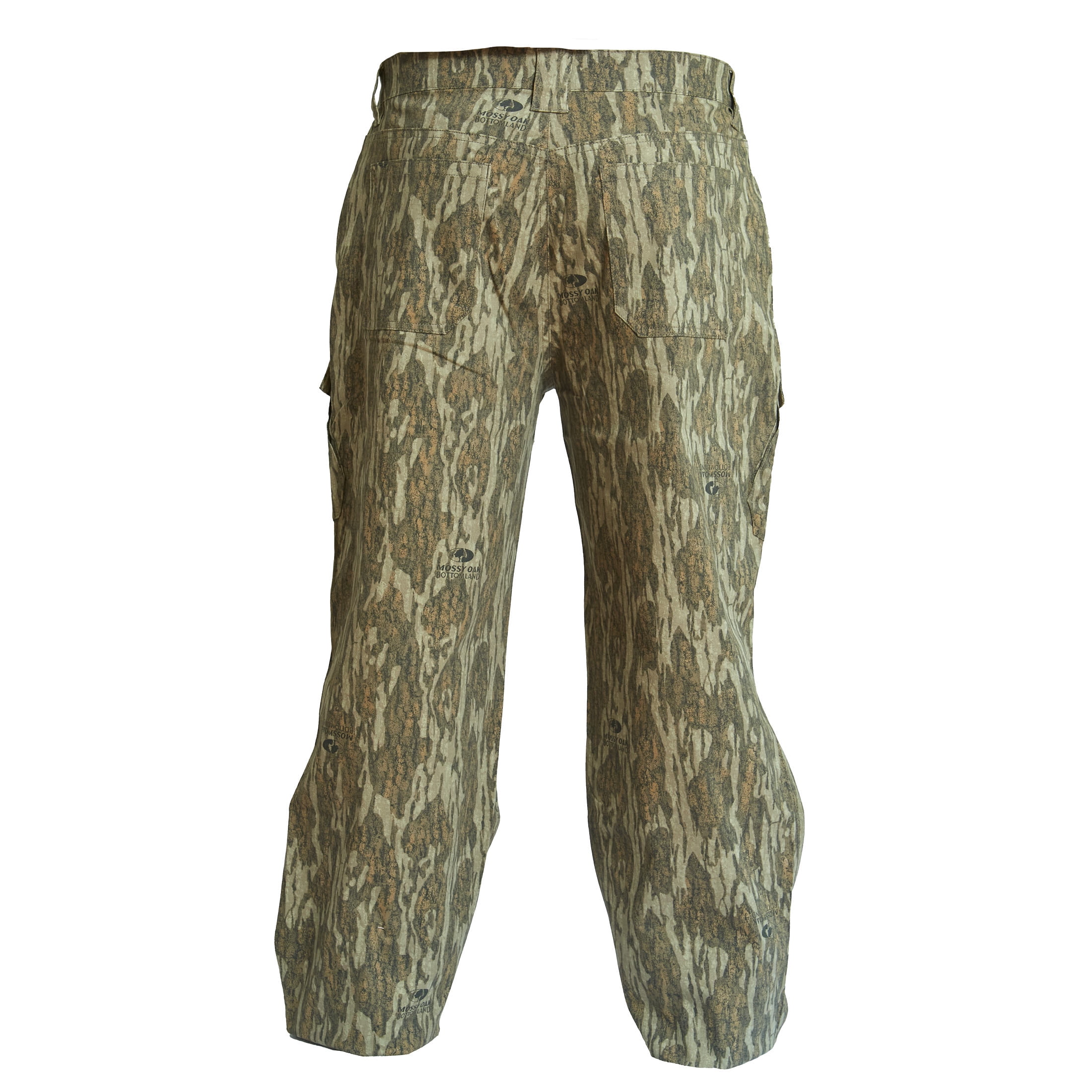 Mossy Oak Men's 6-Pocket Hunting Cargo Pants, Mossy Oak Bottomland, XL
