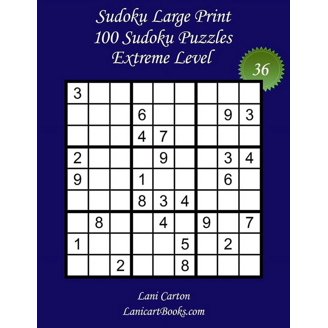 175 Large Print Hard Sudoku Puzzles for Adults: Only One Puzzle