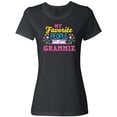 thumbnail image 3 of Inktastic My Favorite People Call Me Grammie with Flowers Women's T-Shirt, 3 of 5